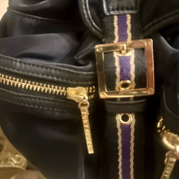 Tory Burch Nylon Backpack – Black & Gold – Authentic - Picture 5 of 16